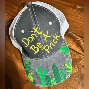 Hand painted baseball caps